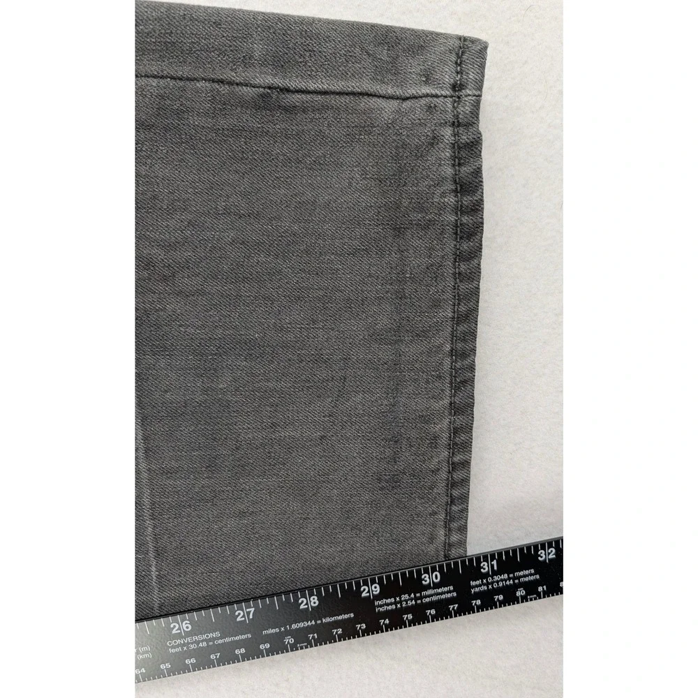 Levi's 514 Slim Straight Mens 38x30 Gray Faded Flap Pocket Jeans